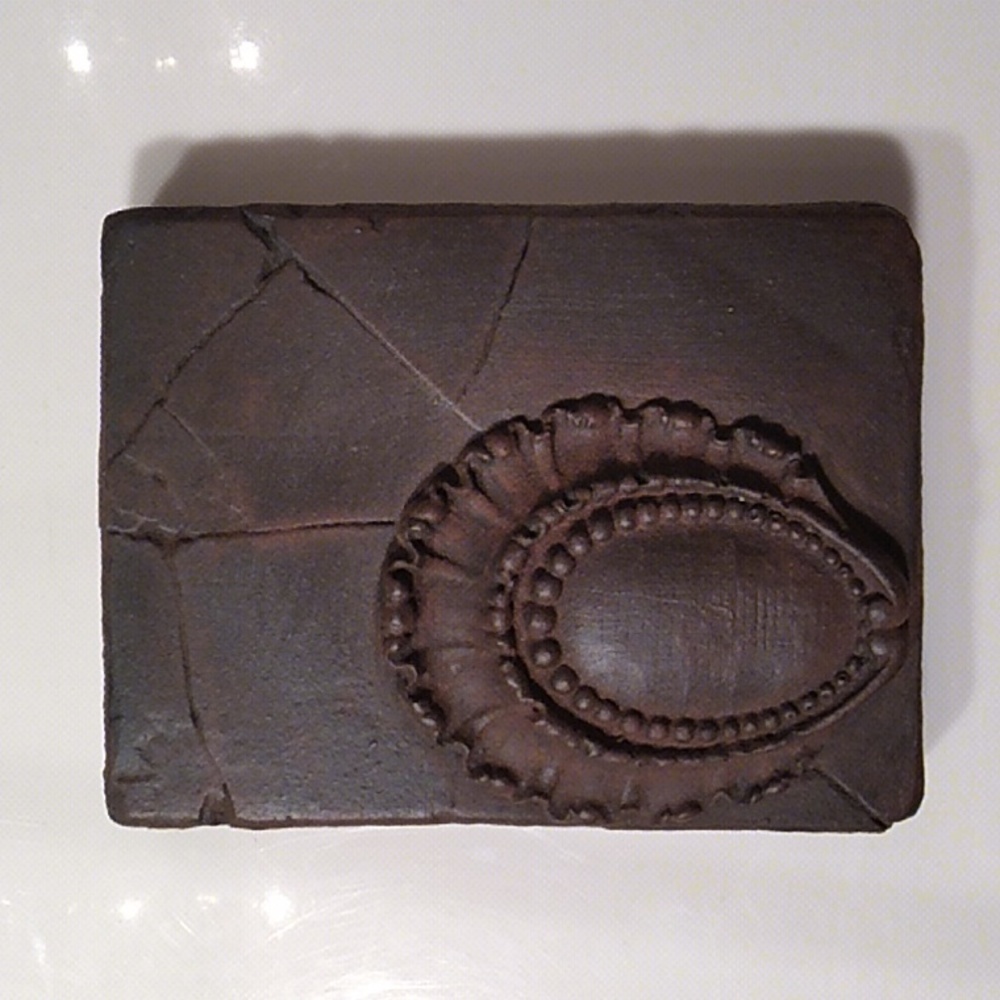 TAYGETE iron Atlantis Tile, like Sid Dickens. *Rare & Retired wall art
